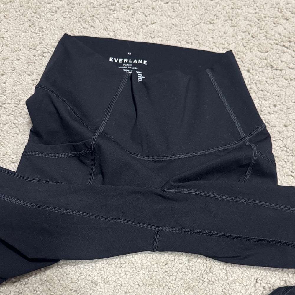 Everlane The Perform Pocket Legging Black High Waisted Athletic Workout XS - Picture 8 of 13